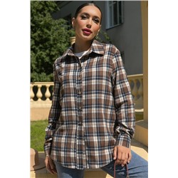 Рубашка Денни (коричневая) Б14144-7М