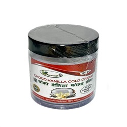 CHOCO VANILLA COLD Cream, SLS & Paraben Free, Karmeshu (Охлаждающий крем для лица ШОКОЛАД-ВАНИЛЬ, БЕЗ Сульфатов и Парабенов, Кармешу), 100 г.