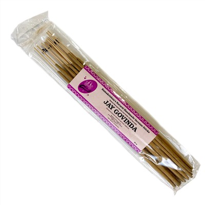 JAI GOVINDA Ramakrishna's Natural Handmade Incense Sticks (ДЖЕЙ ГОВИНДА натуральные благовония ручной работы, Рамакришна), 20 г.