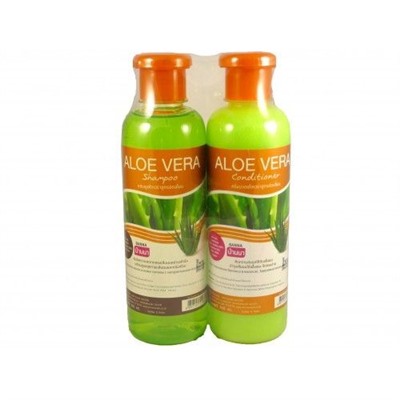 ALOE VERA, Combo SHAMPOO+CONDITIONER, Banna (АЛОЭ ВЕРА, Набор ШАМПУНЬ и КОНДИЦИОНЕР здоровье волос и кожи головы, Банна), 360 мл. + 360 мл.