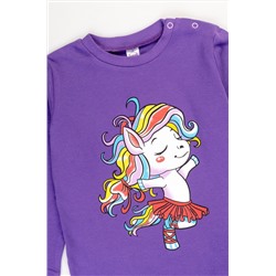 Лонгслив для девочки из интерлока Bonito