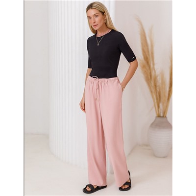 Футболка из трикотажа в широкий рубчик