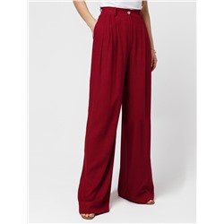 Свободные брюки изо льна с вискозой
