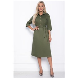 Платье Эда (хаки) П10765
