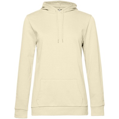 Толстовка с капюшоном женская Hoodie, светло-желтая