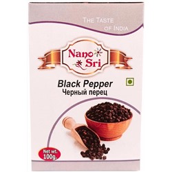 BLACK PEPPER, Nano Sri (ПЕРЕЦ ЧЁРНЫЙ горошек, Нано Шри), 100 г.