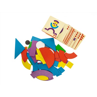 Деревянный пазл 40 элементов Baby Toys Wood