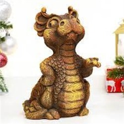 Фигурка Дракончик Шика (коричневый) H48см Ф266кор