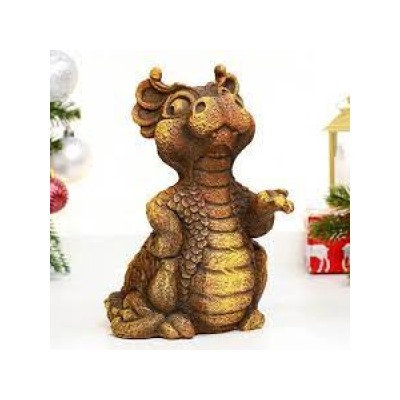 Фигурка Дракончик Шика (коричневый) H48см Ф266кор