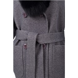 02-3062 Пальто женское утепленное (пояс)