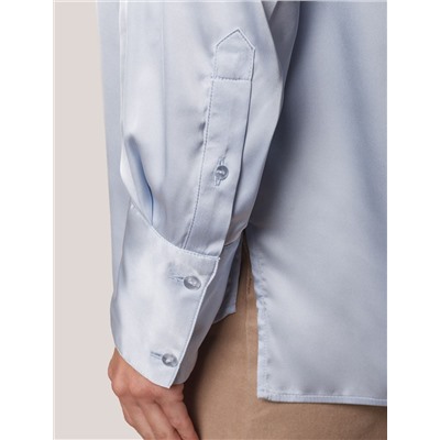 Блузка из сатина с эластаном