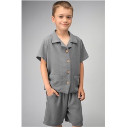 Льняной костюм для мальчика Happyfox