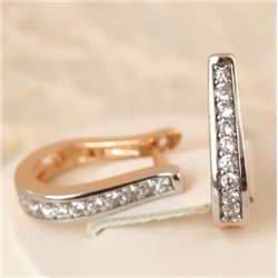 Серьги позолота H01-15390