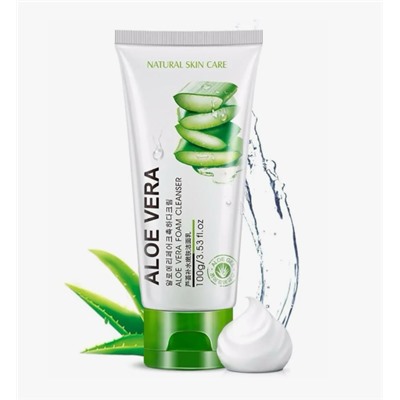 Пенка для умывания Aloe Vera BioAqua, 100 мл