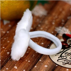 Резинка для волос «Снежный бант» (финальная цена)