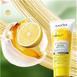 Пенка для умывания с витамином С и ЛИМОНОМ Sadoer, 150 гр.