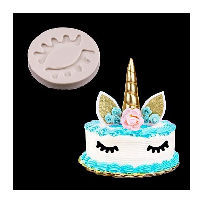 Силиконовый молд  "Реснички" 4,5 см