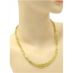 Бусы из Гелиодора цилиндр 5*12мм, 49см, 19,5г