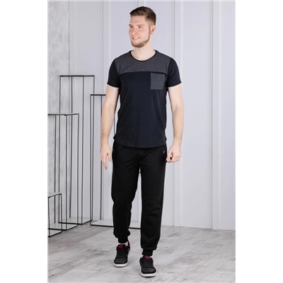 брюки спортивные 
            3.MM113A-чёрный