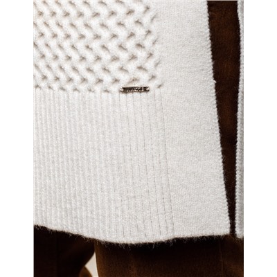 Удлиненный жилет из пряжи с кашемиром