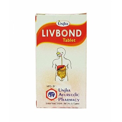 LIVBOND Tablet, Unjha (ЛИВБОНД в таблетках, Унжха), 50 таб.