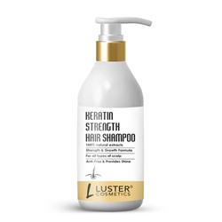 KERATIN STRENGTH Shampoo, Luster (ПРОЧНОСТЬ КЕРАТИНА шампунь для волос, Ластер), 300 мл.