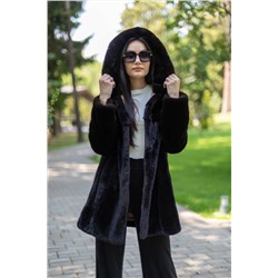 Мехофф Агата80.223-520 темно-коричневый, Полупальто