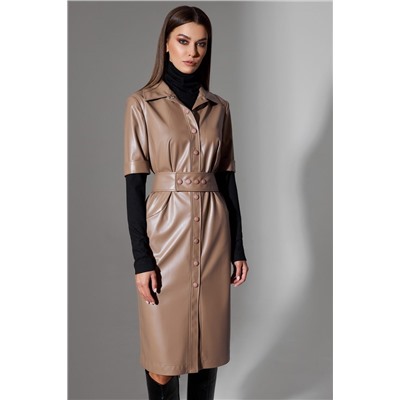 DiLiaFashion 0671 бежевый, Платье