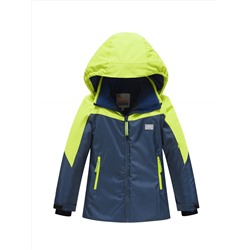 Горнолыжный костюм зимний для мальчика темно-синего цвета 9431TS