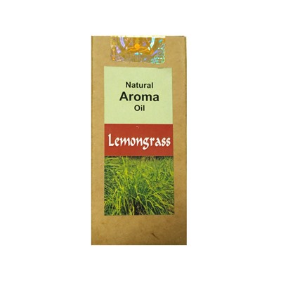 Natural Aroma Oil LEMONGRASS, Shri Chakra (Натуральное ароматическое масло ЛЕМОНГРАСС, Шри Чакра), 10 мл.
