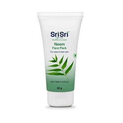 NEEM FACE PACK, Sri Sri Tattva (Маска для лица с НИМОМ, для чистой и свежей кожи, Шри Шри Таттва), 60 г.