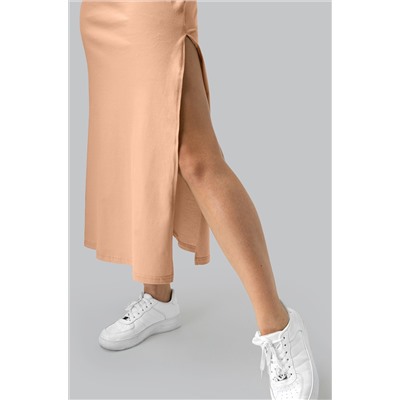 Однотонное женское платье-футболка Happyfox