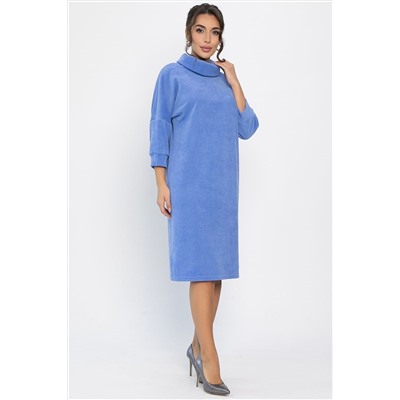 Платье трикотажное Никс (васильковое) П14277-4М