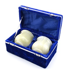 Бокалы 140 мл для виски пара 75*75*70мм в бархатной упаковке