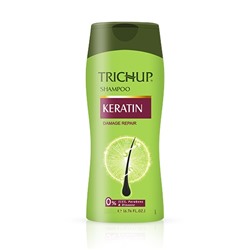 Trichup Shampoo KERATIN Damage Repair, Vasu (Тричуп Шампунь КЕРАТИН, Восстановление поврежденных волос, Васу), 400 мл.