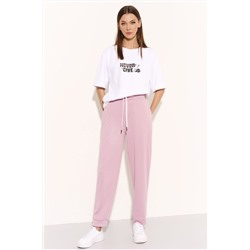 DiLiaFashion 0744 пудровый, Брюки,  Майка