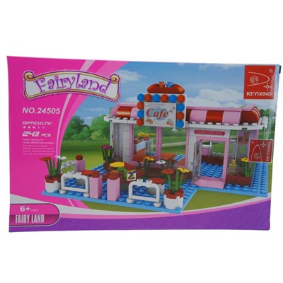 Конструктор Fairy Land 243дет. Кафе 32*21cм / коробка 24505