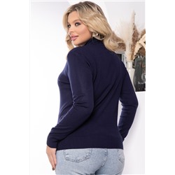 Водолазка Осенняя история (темно-синяя) Б14554-20М