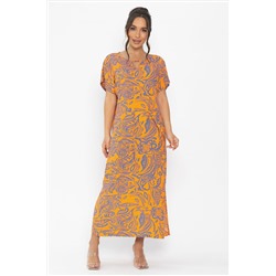 Платье Вистерия (оранжевое) П13947-5М