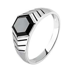 Кольцо из серебра куб.циркон., Л-12164