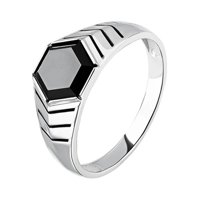 Кольцо из серебра куб.циркон., Л-12164