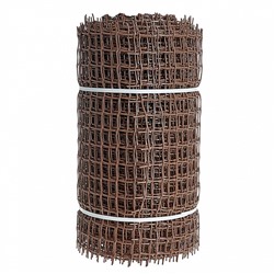 Сетка садовая пластиковая квадратная 33×33 мм, 0,5×20 м ПРОФИ коричневая