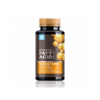 Лецитин подсолнечника с МСТ-маслом и бета-каротином - Essential Fatty Acids