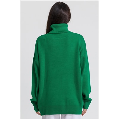 Женский свитер оверсайз с высоким воротом Happyfox