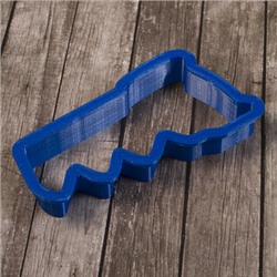 Вырубка для пряника "Пила" пластик, 8 см