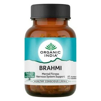 BRAHMI Mental Fitness, Organic India (БРАХМИ (БРАМИ), тоник для мозга, Органик Индия), 60 капс.