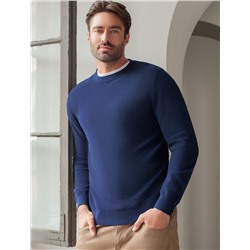 Джемпер фактурной вязки из хлопка с нейлоном