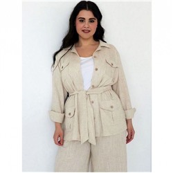 МР/БрЛ беж Брюки-палаццо женские (50-60)/8