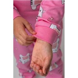 Пижама из футера с начесом для девочки Happyfox