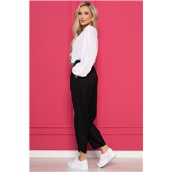 Брюки бохо (черные) Б8566